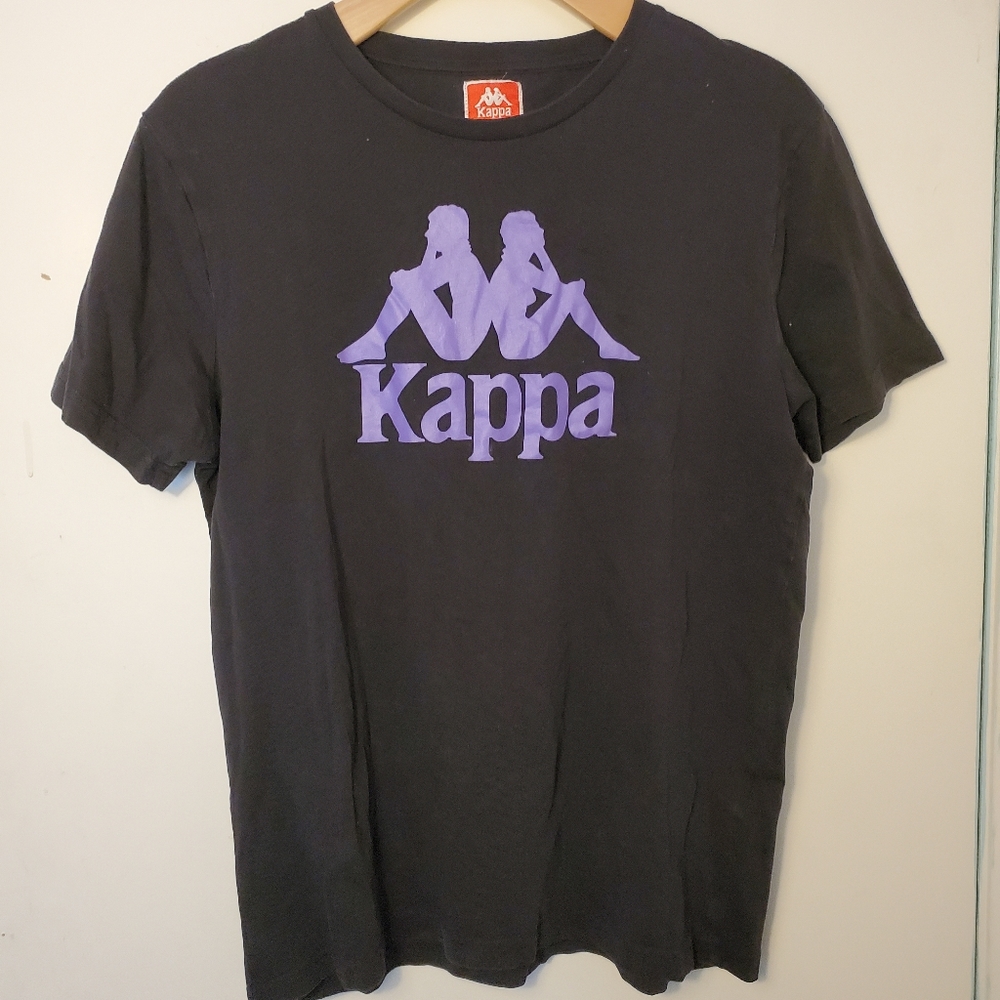 Black / Purple Kappa Shirt Medium
